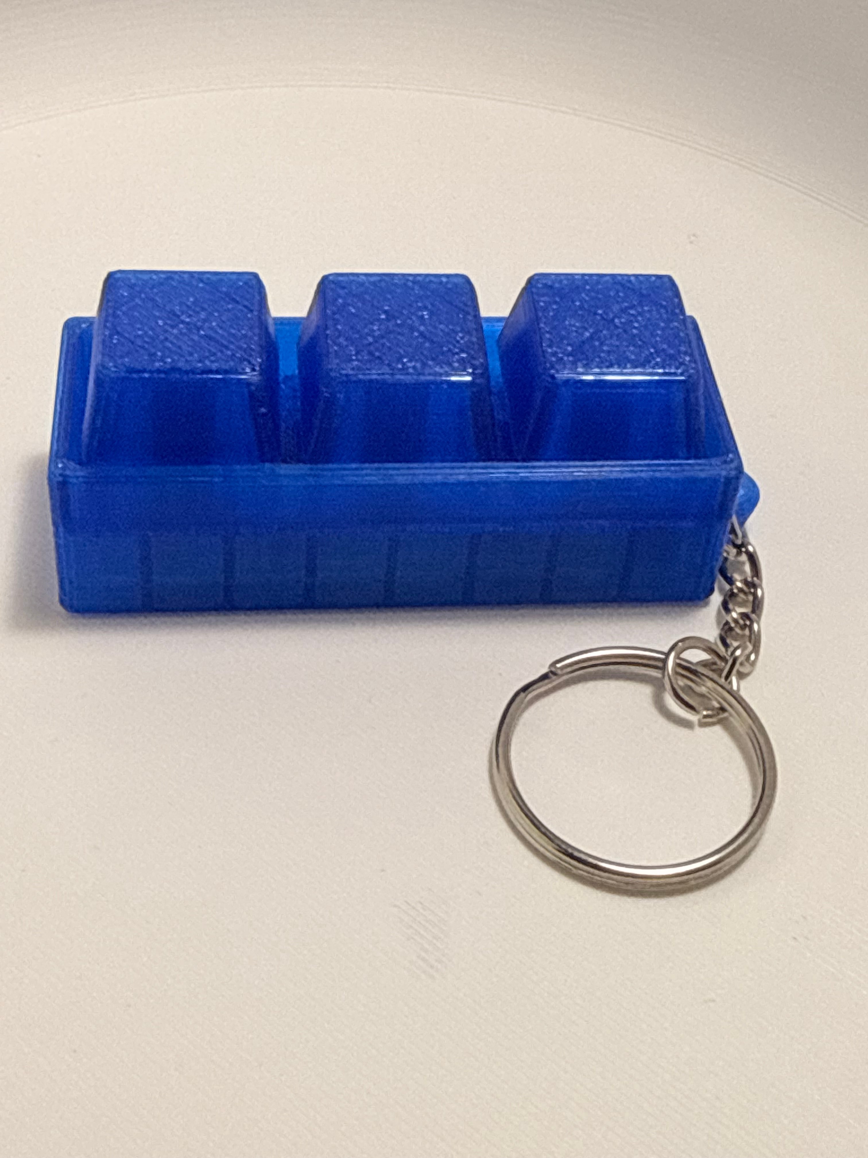 Mini 3-Key Fidget Keychain – 3D Printed Fidget Toy
